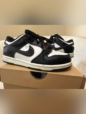 Size 13 kids Nike Dun Low Panda